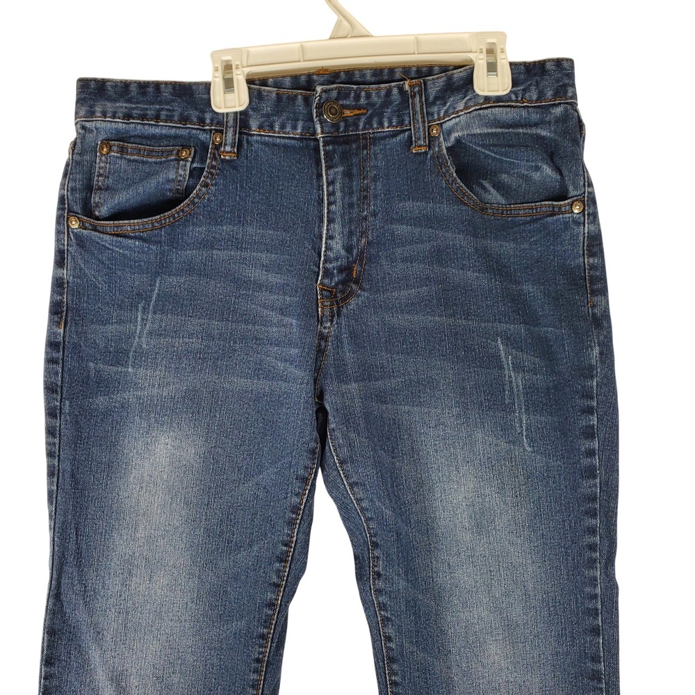 Carbon Freedom Flex Mens Bootcut Jeans 32x30 Medium Wash Blue Denim Stretch